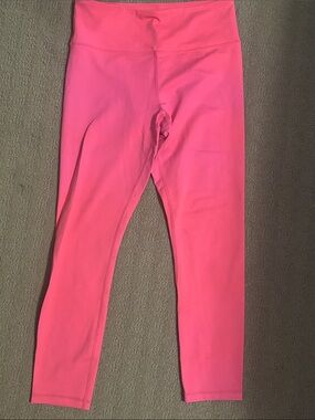 High-Rise Pink Performance Leggings for Women